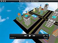 CityScape 3-D Animation